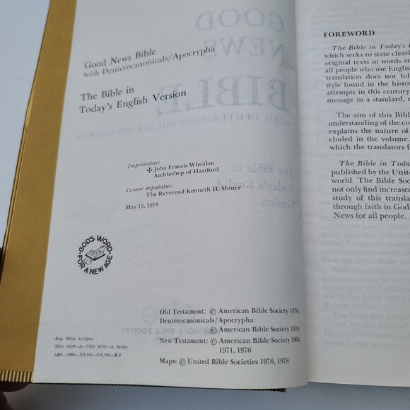 Good News Bible with Deuterocanonicals/Apocrypha Today's English Version - Picture 5 of 9